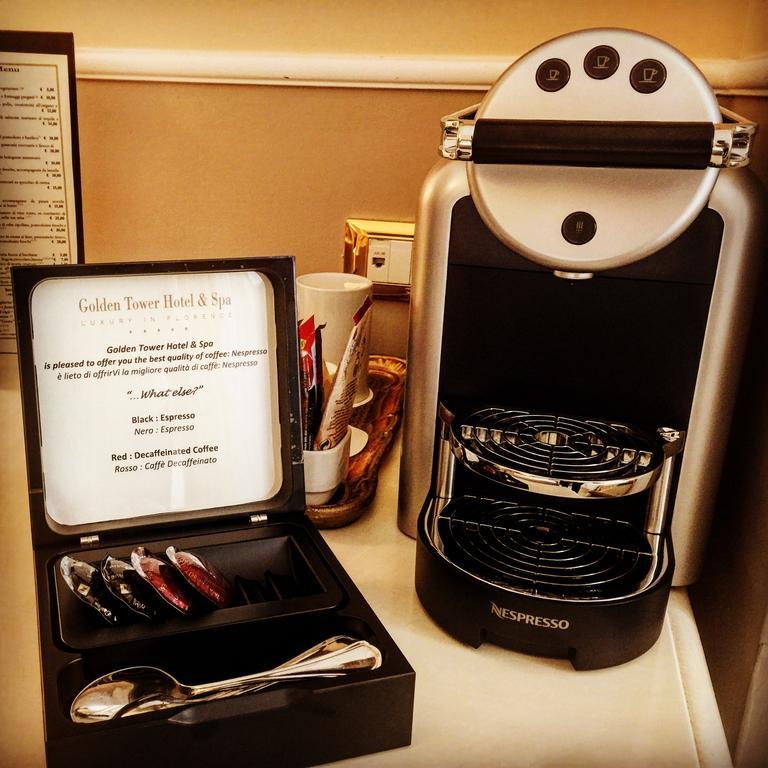 Golden Tower Hotel & Spa Флоренция Экстерьер фото A Nespresso coffee machine